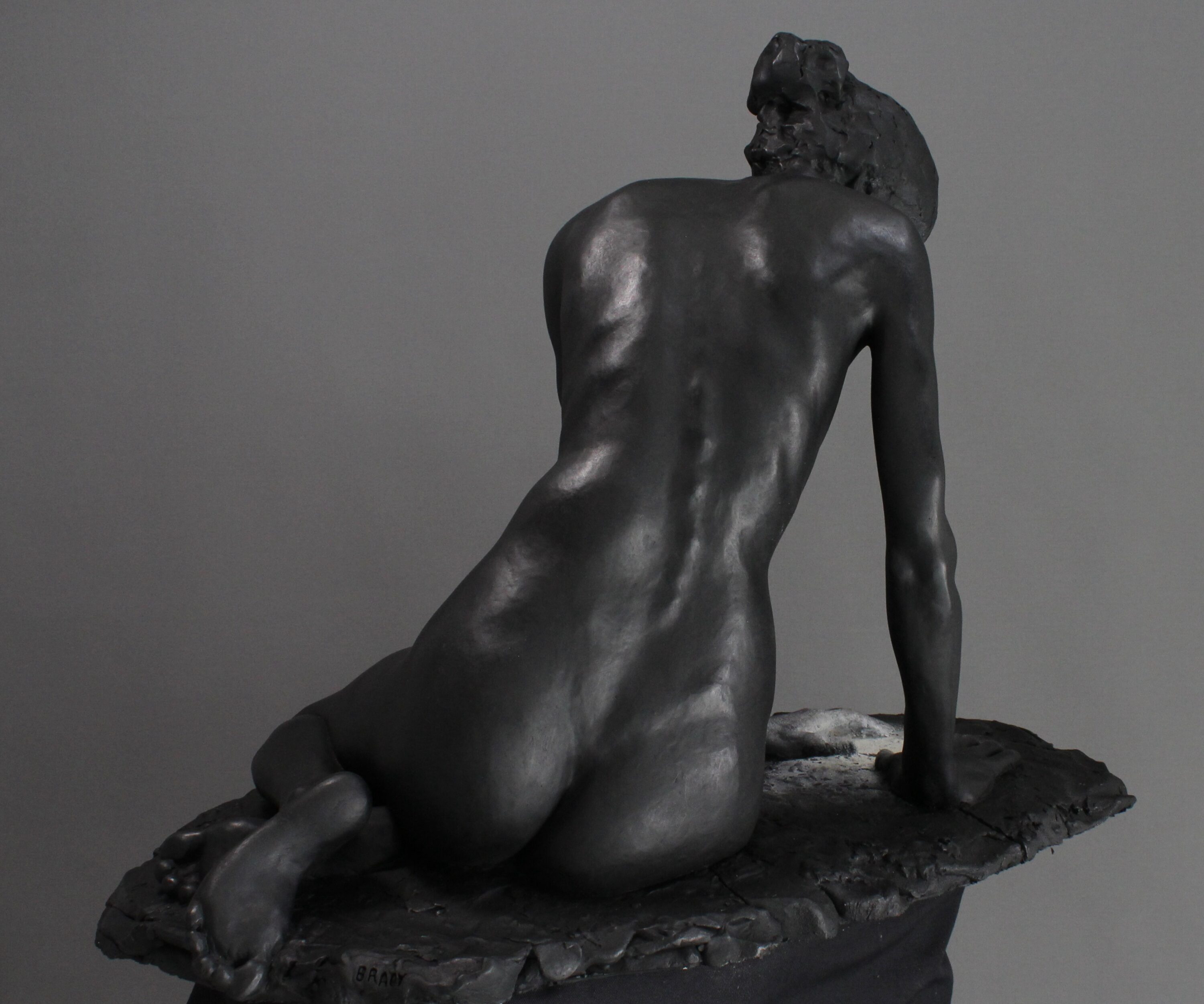 2/3 life size bronze sculpture