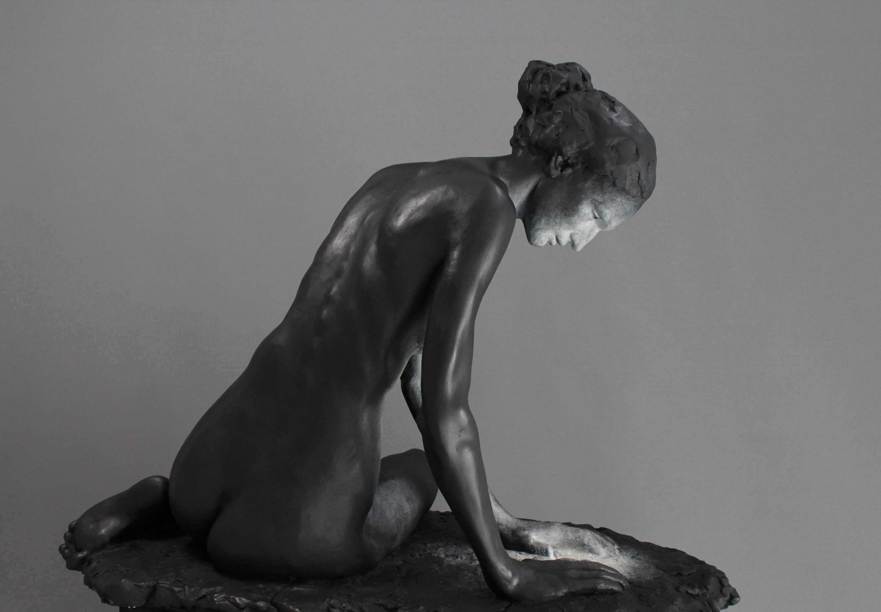 2/3 life size bronze sculpture