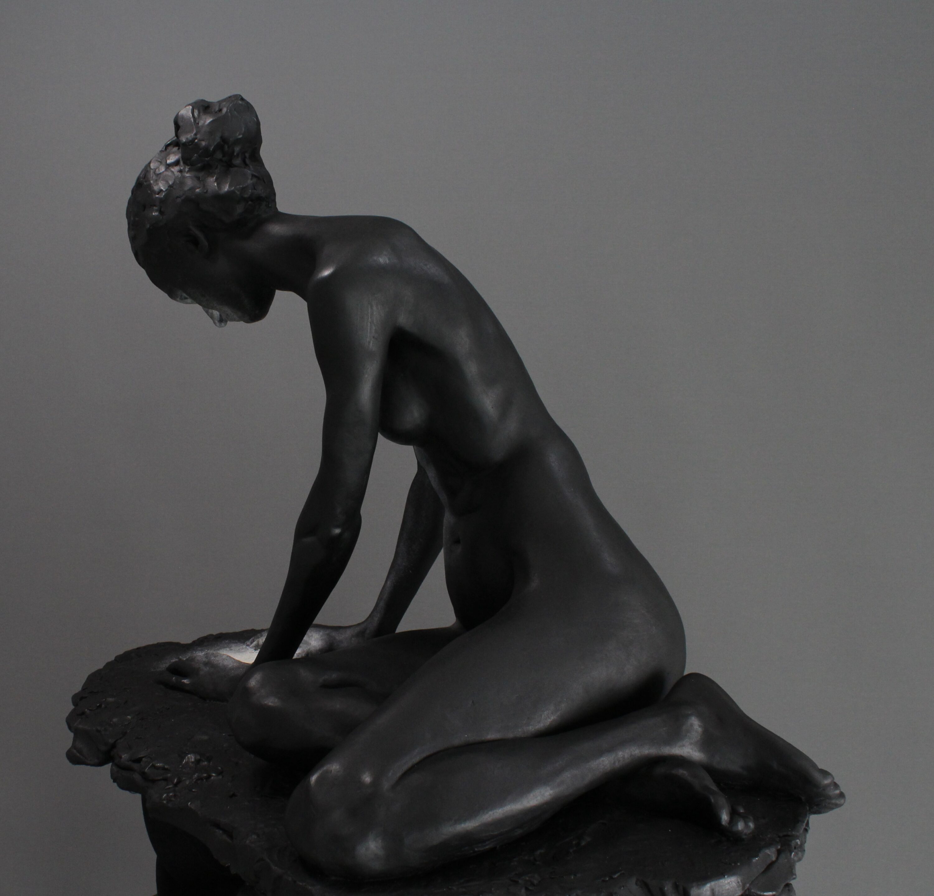 2/3 life size bronze sculpture